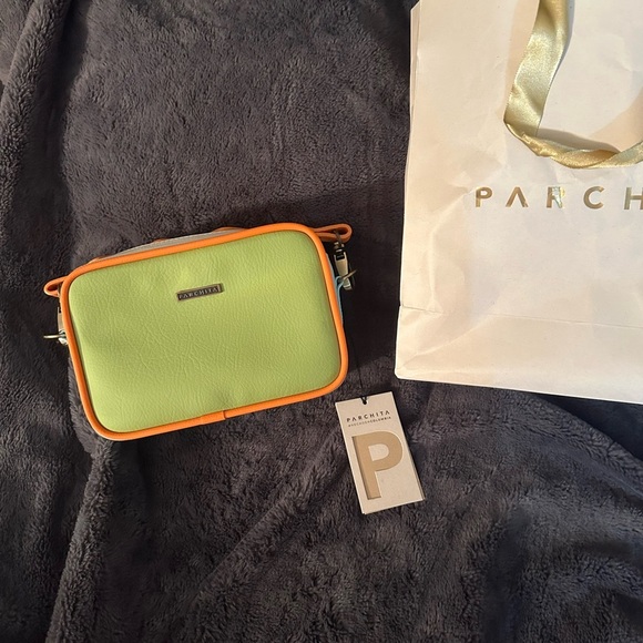 Handbags - Green and Orange Women's Bag